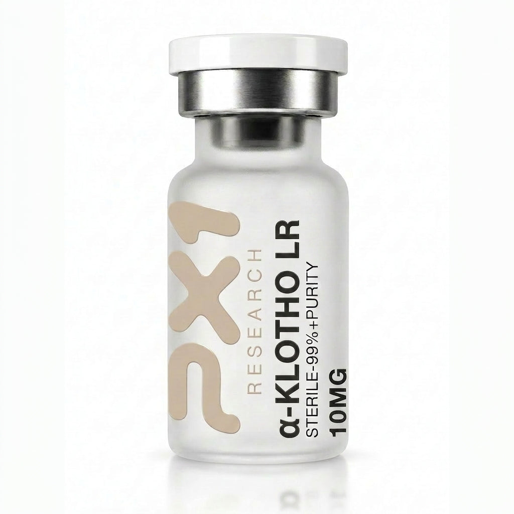 PX1 Research alpha-Klotho LR lyophilized peptide vial
