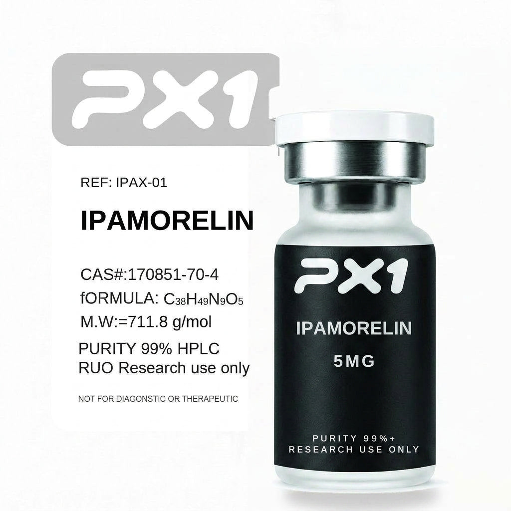 Ipamorelin Black Label pre-reconstituted research peptide vial