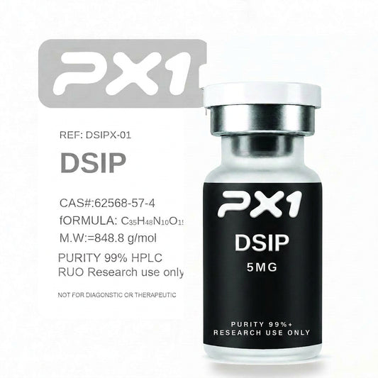 DSIP Black Label pre-reconstituted research peptide vial