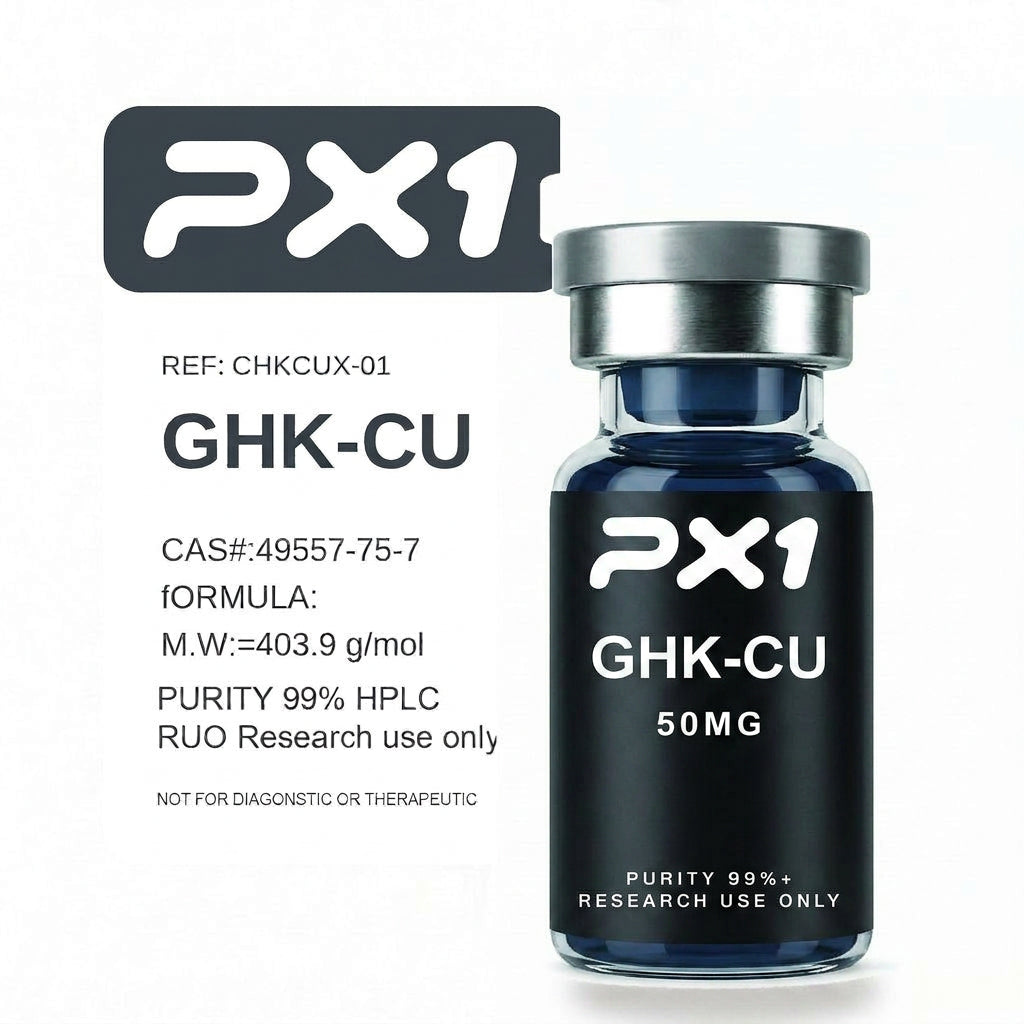 GHK-Cu Black Label pre-reconstituted research peptide vial