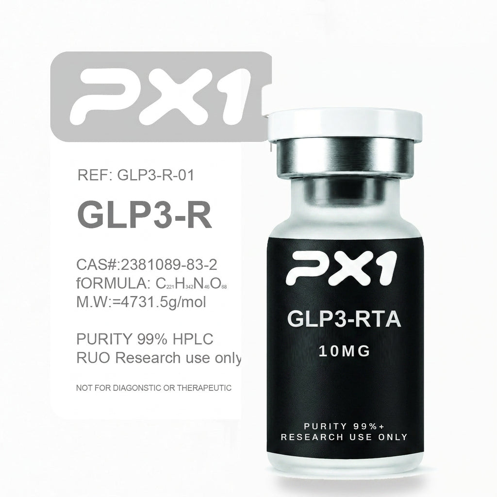 GLP3 RETA Black Label pre-reconstituted research peptide vial
