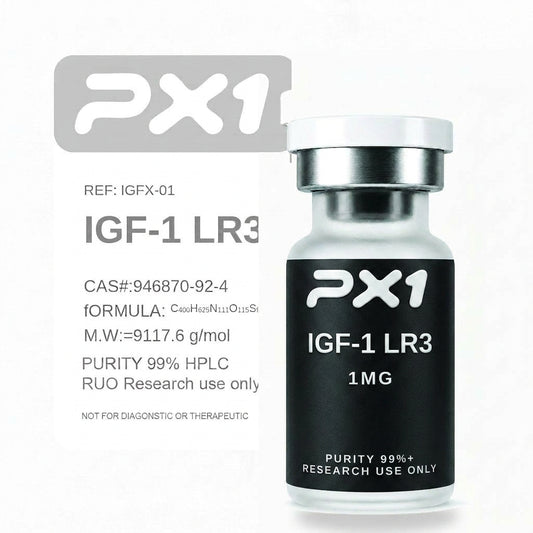 IGF-1 LR3 Black Label pre-reconstituted research peptide vial