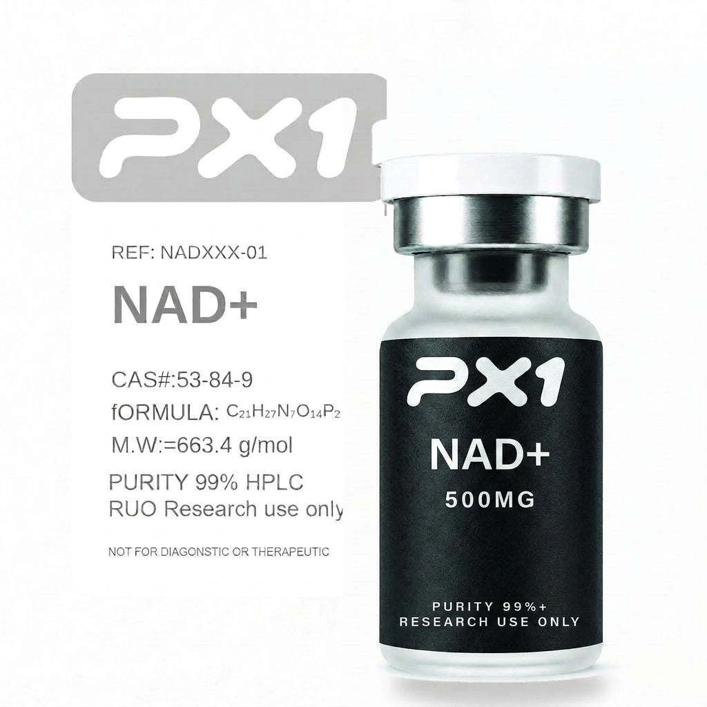 NAD+ Black Label pre-reconstituted research peptide vial