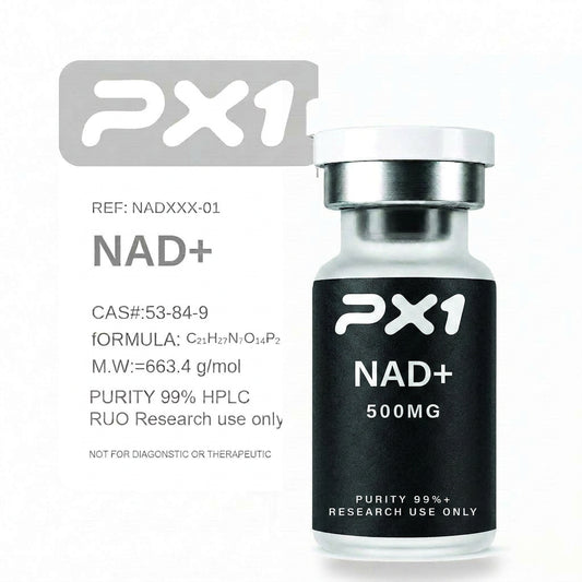 NAD+ Black Label pre-reconstituted research peptide vial