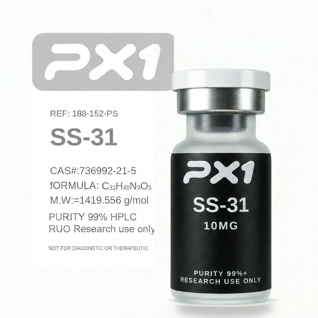 SS-31 Black Label pre-reconstituted research peptide vial